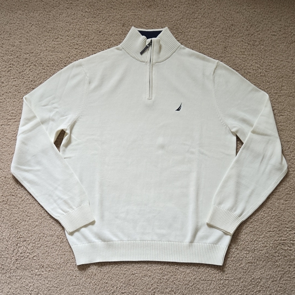 Nautica Men's Cream Sweater L